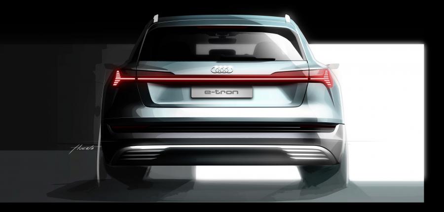 Эскиз Audi e-tron 55 Quattro 2019 года  (WW) (фото 33 из 452)